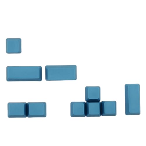 WELLDOER Buntes Tastenkappen-Set für mechanische Tastaturen, einzigartiges PBT-Material, glatte Textur, programmierbare Tastaturen, 10 Stück von WELLDOER