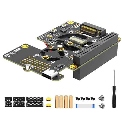 WELLDOER Doppelte Lüfter PCIe Adapterkarte Effektive Wärmeableitung Betrieb Geräts von WELLDOER