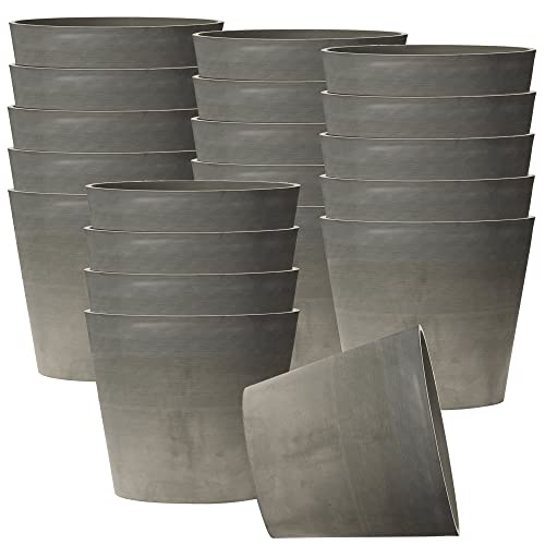 20 x Kegelstumpf Blumentopf ø 10 cm hellgrau von WELL HOME MOBILIARIO & DECORACIÓN