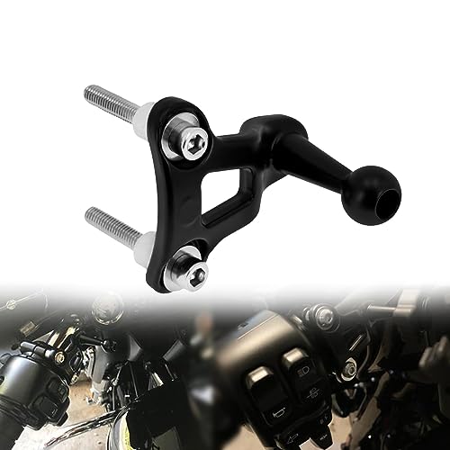 WELSAA Navigation Universal Lenker Halterung Telefon Träger GPS Handy Gerät Halter Halterung Ständer Für Harley Sportster XL Dyna Softail Touring (Color : Mount Bracket A) von WELSAA