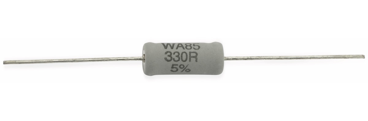 WELWYN Draht-Widerstand WA85-330RJI, 5 W, 330 R, 5 % von WELWYN