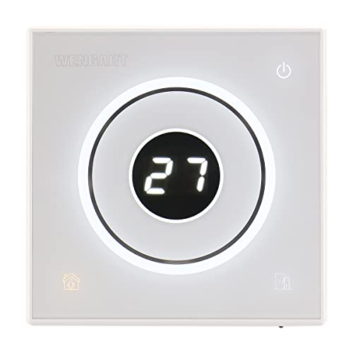 Wengart Raumthermostat für Elektrische Fußbodenheizung Heizsysteme WG502,AC230V Max30A, mit Touchscreen mit 3m fühler Weiß Wengart Raumthermostat für Elektrische Fußbodenheizung Heizsysteme WG502,AC230V Max30A, mit Touchscreen mit 3m fühler Weiß von WENGART
