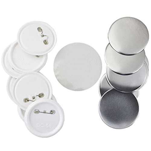 100 Sets Metall Blank Badge Broschen Anstecknadel DIY Teile für Button Maker Maschine Blank Badge Pins von WENGU