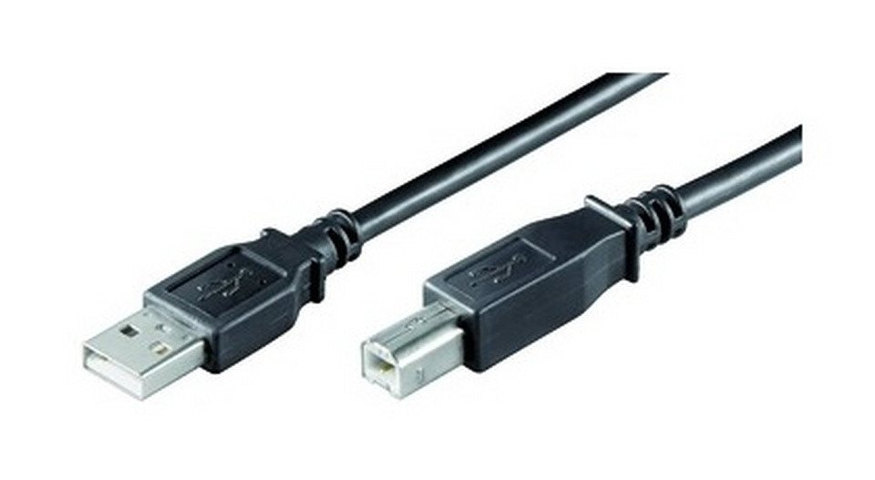 WENTRONIC USB-Kabel, 3m USB-A USB-B Stecker von WENTRONIC