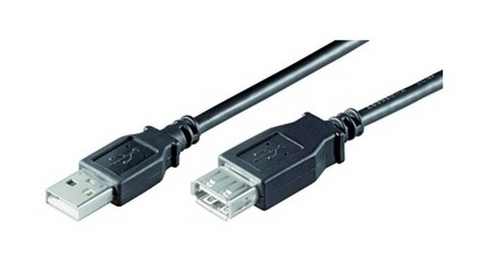 WENTRONIC USB-Kabel, 5m USB-A Stecker Buchse von WENTRONIC
