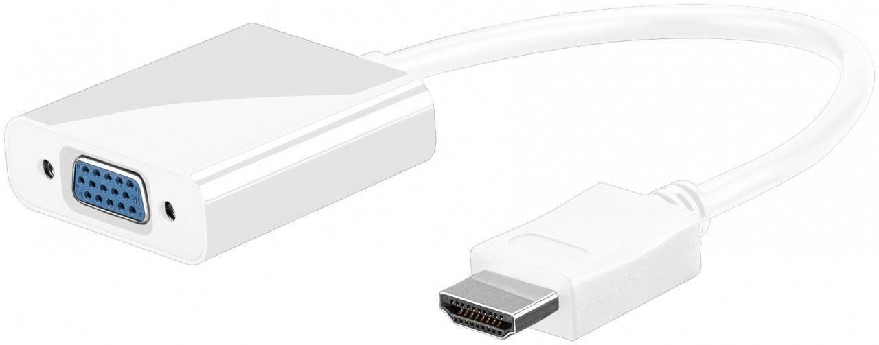 WENTRONIC WENTRONIC Goobay HDMI? zu VGA-Adapter, Weiß, 0.1 m HDMI? Stecker > ... Computer-Kabel WENTRONIC WENTRONIC Goobay HDMI? zu VGA-Adapter, Weiß, 0.1 m HDMI? Stecker > ... Computer-Kabel von WENTRONIC
