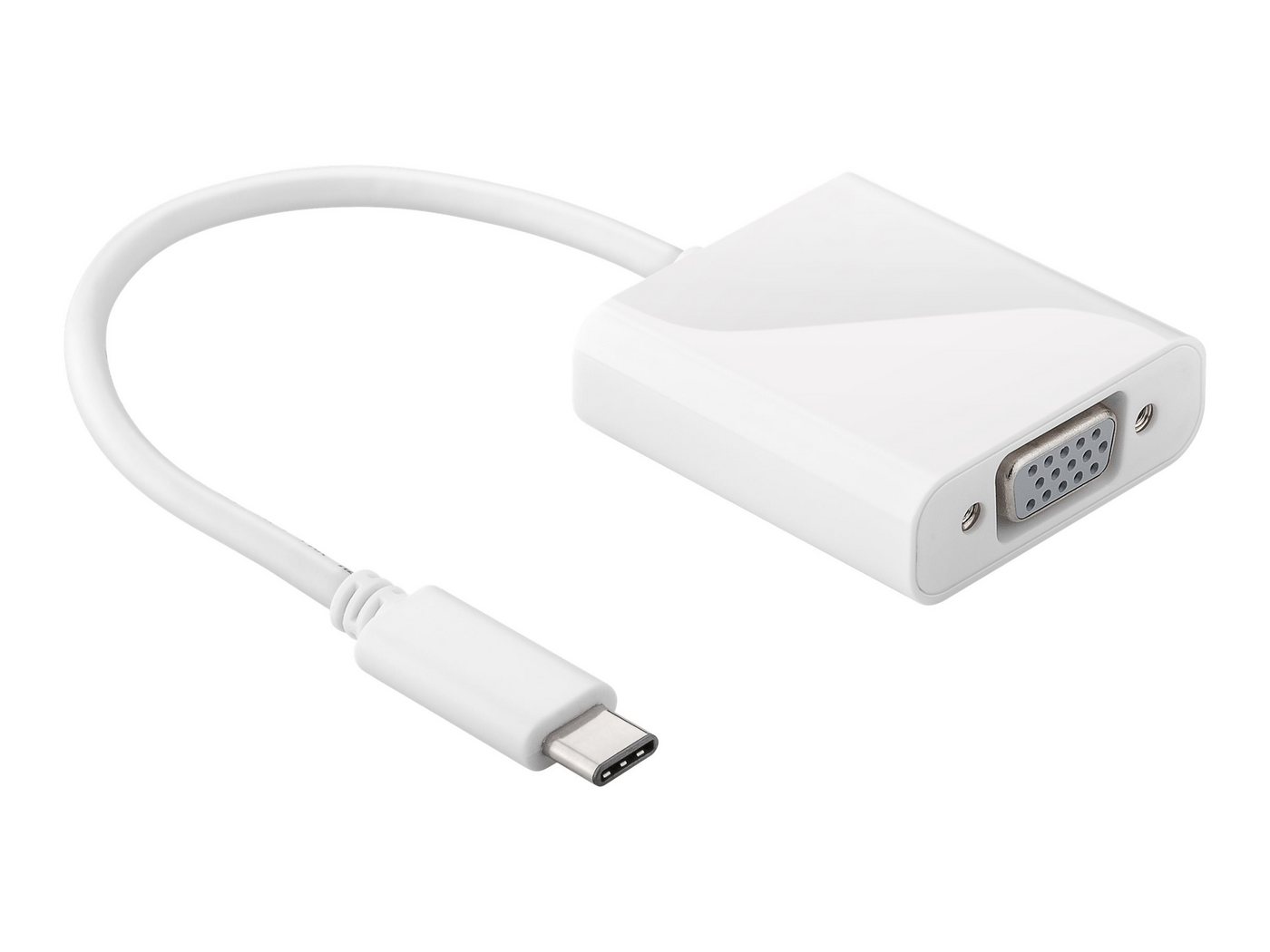 WENTRONIC WENTRONIC USB / VGA Adapter [1x USB-C? Stecker - 1x VGA-Buchse] Wei... Computer-Kabel von WENTRONIC