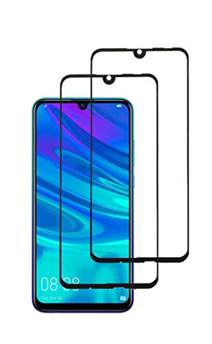 WEOFUN 2 Stück 3D Panzerfolie für HUAWEI P smart 2019/2020 / Honor 10 lite [ 9H Härte Displayschutz, Anti-Kratzen, Anti-Öl, Anti-Bläschen ] - Schwarz von WEOFUN