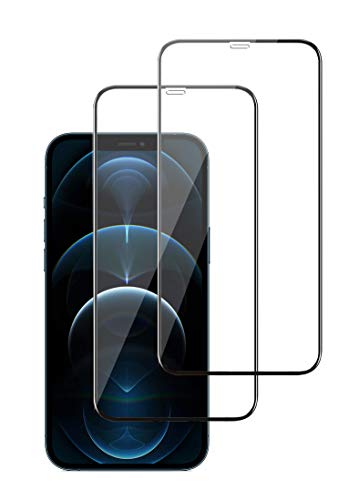 WEOFUN 2 Stück Kompatibel für Schutzfolie für iPhone 12 Pro Max Schutzfolie [6.7 Zoll] [3D Full Coverage] Panzerfolie für iPhone 12 Pro Max von WEOFUN