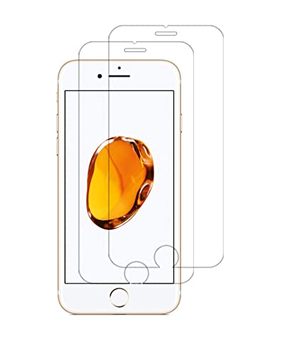 WEOFUN 2 Stück Panzerfolie für iPhone 6/iPhone 6s/iPhone 7/iPhone 8，Schutzfolie kompatibel mit iPhone 6,iPhone 6S,iPhone 7,iPhone 8 [9H Härte Displayschutz, Anti-Kratzen, Anti-Öl, Anti-Bläschen ] von WEOFUN
