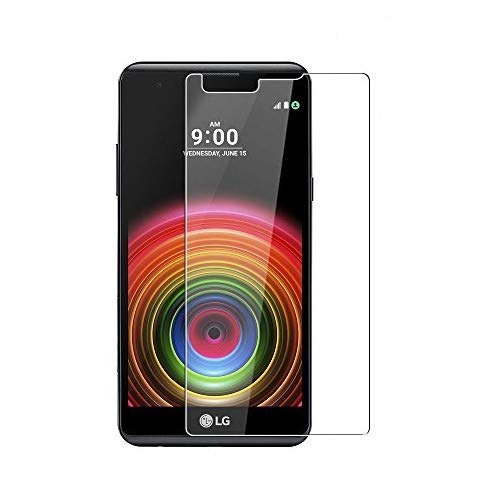 WEOFUN [2 Stück] Schutzfolie für LG X POWER, Ultra-klar Displayschutzglas für LG X POWER [0.33mm, 9H Härtegrad, 99% Transparenz] von WEOFUN