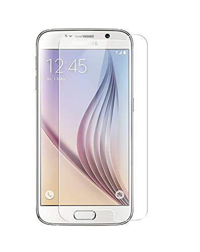 WEOFUN 2 Stück Schutzfolie für Samsung Galaxy S6, Displayschutzfolie Panzerfolie für Samsung Galaxy S6 Schutzglas Folie [0.33mm, 9H, Ultra-klar] von WEOFUN