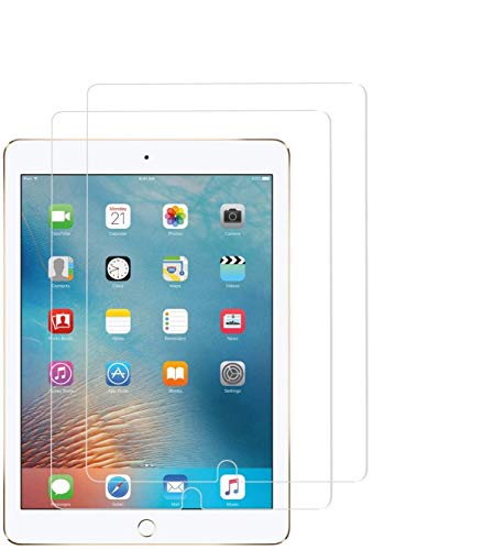 WEOFUN 2 Stück Schutzfolie kompatibel mit iPad 9/ iPad 8/ iPad 7 (10.2'' 2020/2019) / iPad Air 3 (10.5'' 2019) / iPad Pro 10.5, Displayschutzfolie [0.33mm, Anti-Kratzen, Anti Fingerprint, 9H Härte] von WEOFUN