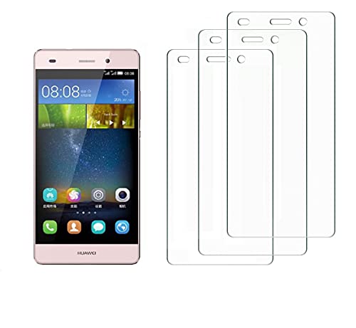 WEOFUN 3 Stück Schutzfolie für Huawei P8 Lite 2015/2016, Gehärtetem Glas Schutzfolie Hartglas Schutzglas für Huawei P8 Lite[0.33mm, 9H, Ultra-klar] von WEOFUN