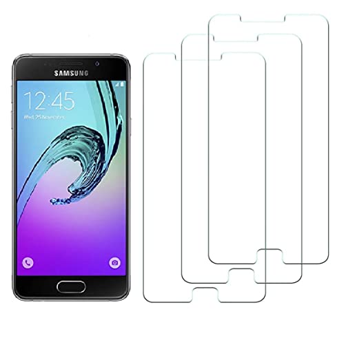 WEOFUN [3 Stück] Schutzfolie für Samsung Galaxy A5 2016, Ultra-klar Displayschutzglas für Samsung Galaxy A5 2016 (0.33mm Ultradünner, 99% Ultra-klar, 9H Härte) von WEOFUN