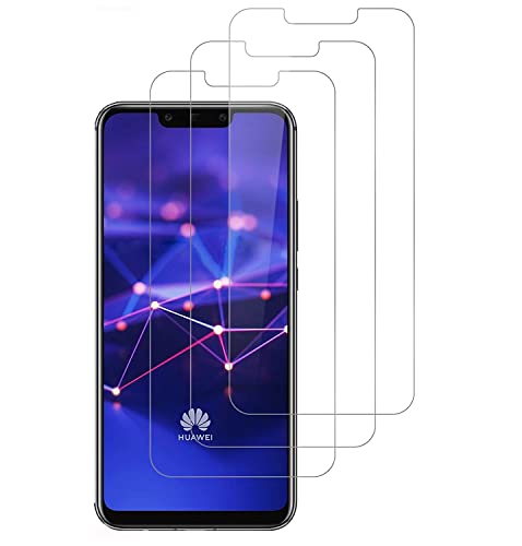 WEOFUN Panzerfolie für Huawei Mate 20 Lite [3 Stück]，Schutzfolie für Huawei Mate 20 Lite [ 9H Härte Displayschutz, Anti-Kratzen, Anti-Öl, Anti-Bläschen] von WEOFUN