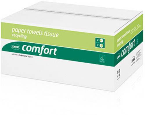 WEPA 277200 comfort Papierhandtücher (L x B) 23cm x 25cm Weiß 3200 Blatt von WEPA