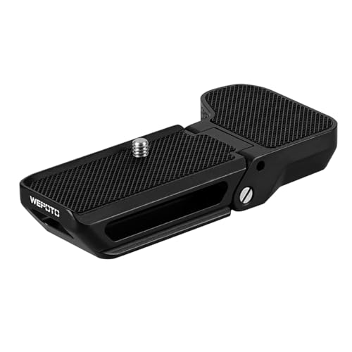 WEFOTO Kamera-Handgriff, Schnellwechselplatte, Aluminiumkonstruktion, kompatibel mit A7CII, Schwarz WEFOTO Kamera-Handgriff, Schnellwechselplatte, Aluminiumkonstruktion, kompatibel mit A7CII, Schwarz von WEPOTO