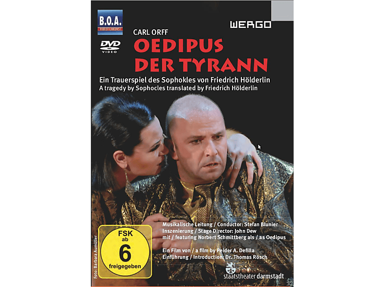 VARIOUS, Staatsorchester Darmstadt - Oedipus Der Tyrann (DVD) von WERGO