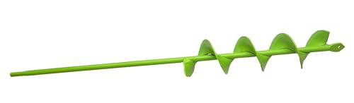 WERHE Erdbohrer für Bohrmaschine 50 mm Ø, 450 mm Läng – Gartenbohrer für Akkuschrauber zum Pflanzen, Blume und Löcher Graben – Grabungswerkzeug für Garten WERHE Erdbohrer für Bohrmaschine 50 mm Ø, 450 mm Läng – Gartenbohrer für Akkuschrauber zum Pflanzen, Blume und Löcher Graben – Grabungswerkzeug für Garten von WERHE
