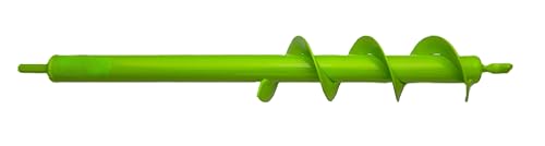 WERHE Erdbohrer für Bohrmaschine 80 mm Ø, 450 mm Läng – Gartenbohrer für Akkuschrauber zum Pflanzen, Blume und Löcher Graben – Grabungswerkzeug für Garten WERHE Erdbohrer für Bohrmaschine 80 mm Ø, 450 mm Läng – Gartenbohrer für Akkuschrauber zum Pflanzen, Blume und Löcher Graben – Grabungswerkzeug für Garten von WERHE