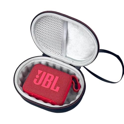 WERICO Hart Schutz Hülle Etui Tasche für JBL GO 4 /JBL GO 3 Eco/JBL GO 3 Ultra tragbarer Bluetooth Lautsprecher (Grey) von WERICO