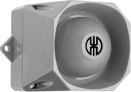 WERMA 13910055 - Mehrtonsirene WM 32 Töne 9-60VDC GY von WERMA SIGNALTECHNIK