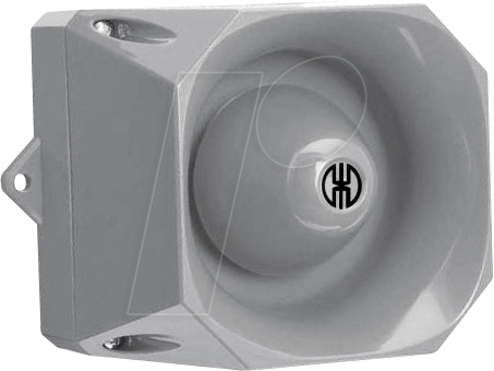 WERMA 14110055 - Mehrtonsirene WM 32 Töne 9-60VDC GY von WERMA SIGNALTECHNIK