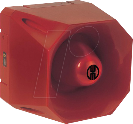 WERMA 14200055 - Mehrtonsirene WM 42 Töne 18-30VDC RD von WERMA SIGNALTECHNIK
