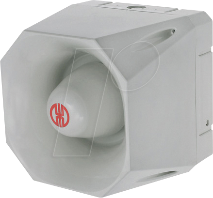 WERMA 14210055 - Mehrtonsirene WM 42 Töne 18-30VDC GY von WERMA SIGNALTECHNIK