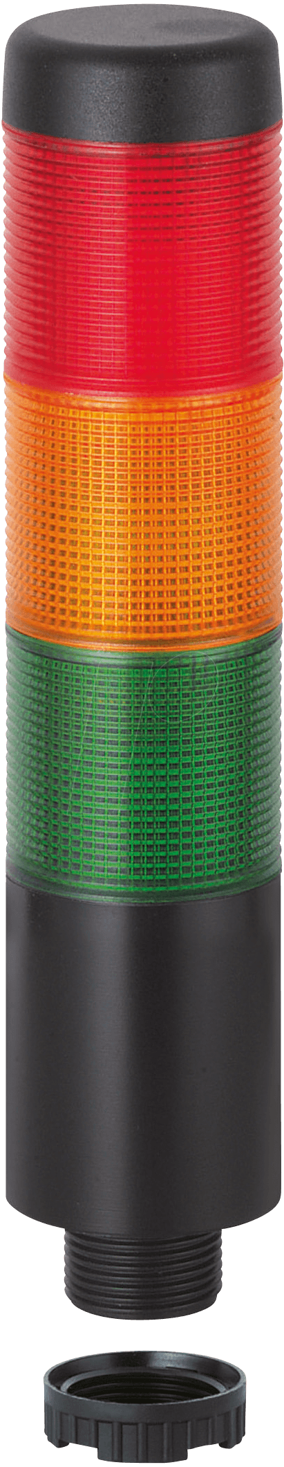 WERMA 698 110 75 - LED-Säule, gn/ge/rt, Kab, 24 V AC/DC von WERMA SIGNALTECHNIK