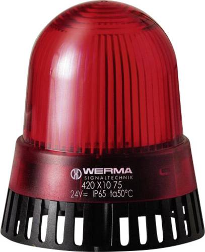 Werma Signaltechnik Kombi-Signalgeber LED 420.110.68 Rot Dauerlicht 230 V/AC 92 dB von WERMA SIGNALTECHNIK
