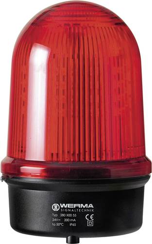 Werma Signaltechnik Rundumleuchte LED 280.120.68 280.120.68 Rot Rundumlicht 230 V/AC von WERMA SIGNALTECHNIK