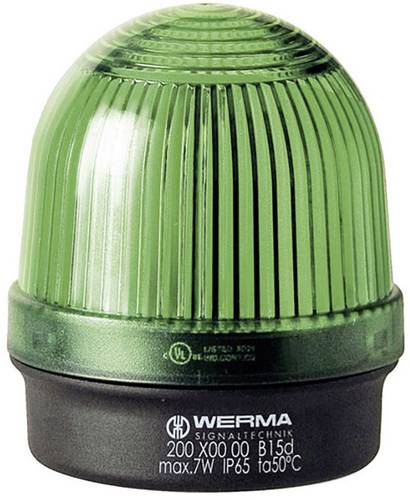 Werma Signaltechnik Signalleuchte 200.200.00 200.200.00 Grün Dauerlicht 12 V/AC, 12 V/DC, 24 V/AC, von WERMA SIGNALTECHNIK
