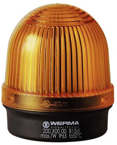 Werma Signaltechnik Signalleuchte 200.300.00 200.300.00 Gelb Dauerlicht 12 V/AC, 12 V/DC, 24 V/AC, 2 von WERMA SIGNALTECHNIK