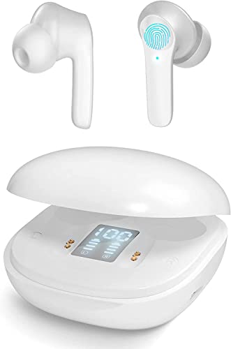 Bluetooth Kopfhörerin Ear,Air Buds Pods Kopfhörer Kabellos,Bluetooth 5.3 HiFi Stereoklang,Air Pro IPX7 Wasserdicht Wireless Kopfhörer Touch Control,36h Spielzeit,für iPhone Samsung Xiaomi Huawei von WERPOWER