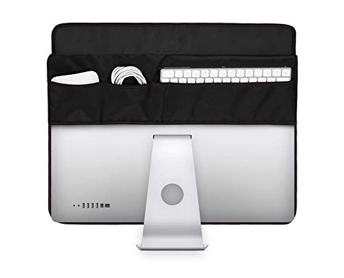 WESAPPINC Monitor-Staubschutz, Vlies, antistatisch, PC-Computermonitor-Hülle, Bildschirmschutz, LED/LCD/HD-Panel, kompatibel mit iMac für 53,3 cm (21 Zoll), 68,6 cm (27 Zoll), Stil 2) von WESAPPINC
