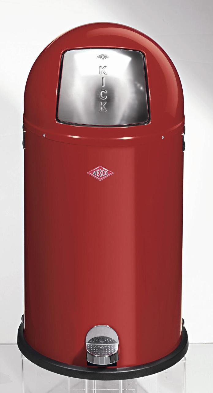 WESCO Mülleimer 40,0 l rot von WESCO