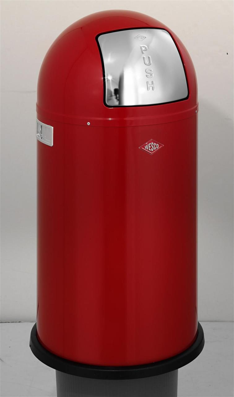 WESCO Mülleimer 50,0 l rot von WESCO