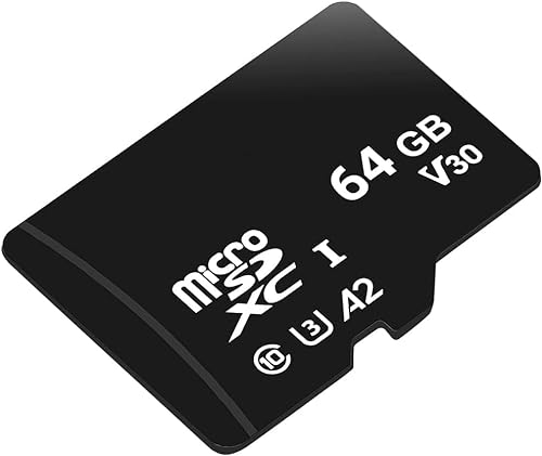 WESECUU 64GB MicroSDXC SD Karte Speicherkarte für Dash Cams Lesegeschwindigkeit bis zu 80 MB/s-P333 von WESECUU