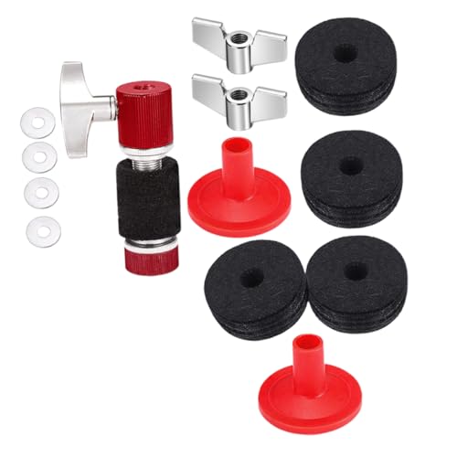 WESIEVYA 1 Set Drum Filzpolster, Becken, Eva Pad, Drum Zubehör, Drum Kit Zubehör, Kupplungsrohr, Becken Zubehör, Becken Metallscheibe, Kupplungsdichtung, Eva Baumwoll Pads, Drum Becken WESIEVYA 1 Set Drum Filzpolster, Becken, Eva Pad, Drum Zubehör, Drum Kit Zubehör, Kupplungsrohr, Becken Zubehör, Becken Metallscheibe, Kupplungsdichtung, Eva Baumwoll Pads, Drum Becken von WESIEVYA