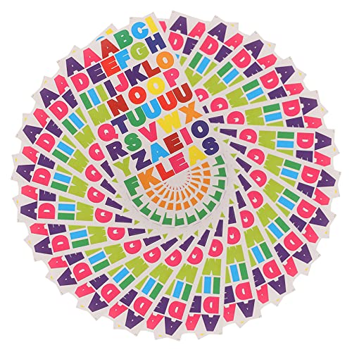 WESIEVYA 40 Blatt Buchstabenaufkleber, Vinyl Alphabet Aufkleber, Kinder Buchstabenaufkleber, DIY Aufkleber, Scrapbooking Aufkleber, Aufkleber, Buchstaben, Buchstaben, Zahlen, Aufkleber, von WESIEVYA