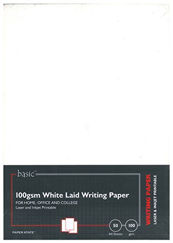 Soho Creative A4 100 gsm weiß Laid Papier (50 Stück) von WEST