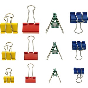 12 WESTCOTT Foldbackklammern farbsortiert 12 WESTCOTT Foldbackklammern farbsortiert von WESTCOTT