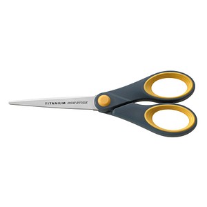 WESTCOTT Antihaftschere TITANIUM NON STICK grau-gelb 18,0 cm WESTCOTT Antihaftschere TITANIUM NON STICK grau-gelb 18,0 cm von WESTCOTT