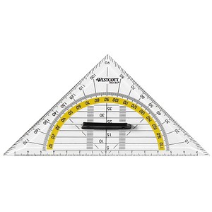 WESTCOTT Geometrie-Dreieck 16,0 cm von WESTCOTT