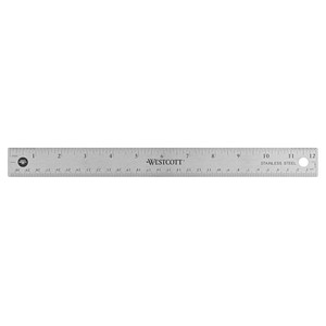 WESTCOTT Lineal 30,0 cm, grau von WESTCOTT