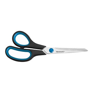 WESTCOTT Linkshänder-Schere Easy Grip schwarz-blau 21,0 cm WESTCOTT Linkshänder-Schere Easy Grip schwarz-blau 21,0 cm von WESTCOTT