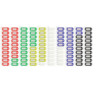WESTCOTT Schlüsselanhänger farbsortiert, 100 St. von WESTCOTT