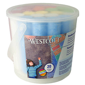 WESTCOTT Straßenmalkreide farbsortiert 20 St. WESTCOTT Straßenmalkreide farbsortiert 20 St. von WESTCOTT